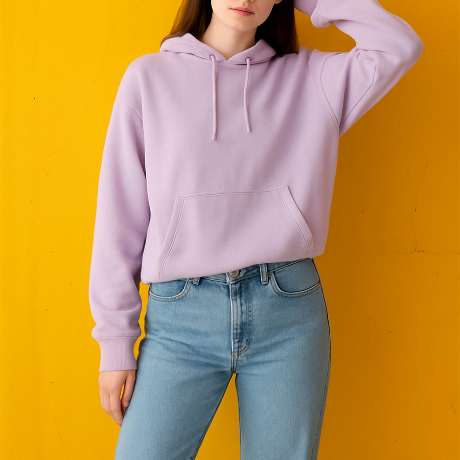 Classic Women’s Light Pink Hoodie – Ultra-Soft Fabric, Relaxed Fit, and Stylish Minimalist Design